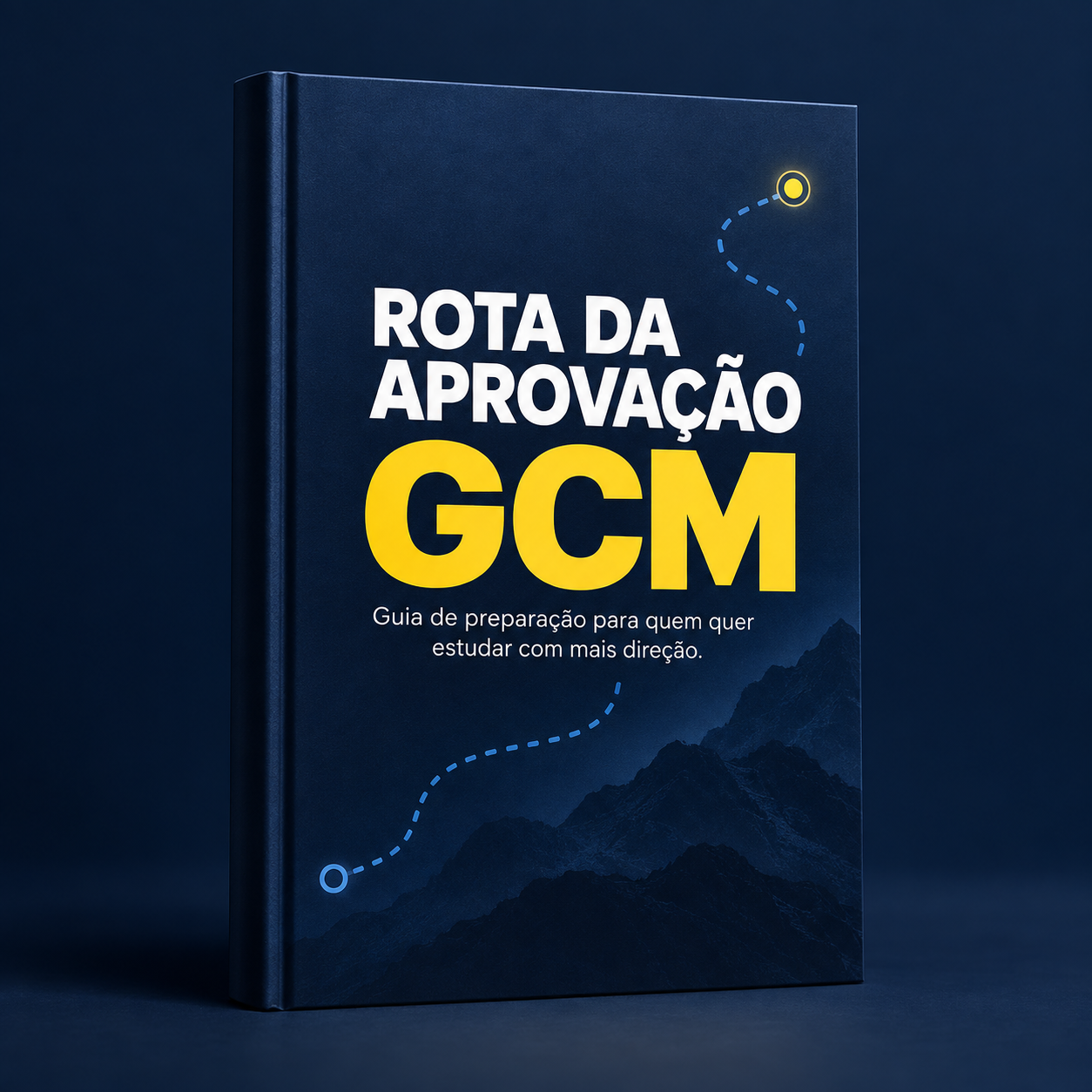 Mockup ilustrativo da capa Rota da Aprovação GCM